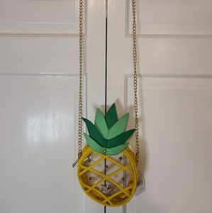 NWT Clear Pineapple Purse